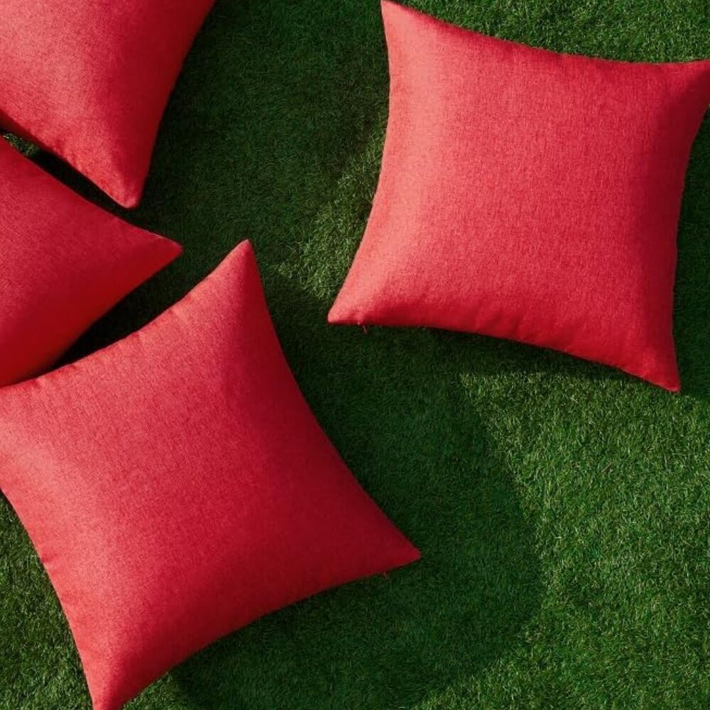 Decorative Throw Pillow Covers Linen Waterproof (2)